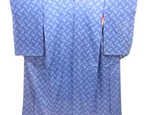 大正ロマン　分銅菱模様着物アンサンブル